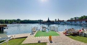 Virtuális séta a Hévízi Tófürdő körül