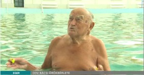 1965 óta minden nap megy a termálfürdőbe