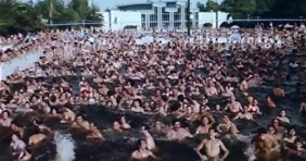70-es évekbeli film a hajdúszoboszlói fürdőről