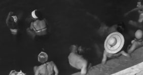 1957-es felvételek a hajdúszoboszlói gyógyfürdőről