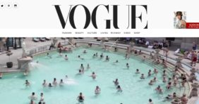 Képriportot közölt a Vogue a budapesti fürdőkről