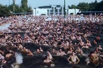 70-es évekbeli film a hajdúszoboszlói fürdőről