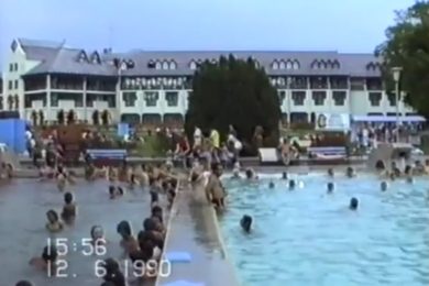 Az Egri Termálfürdő egy 1990-es házi videón