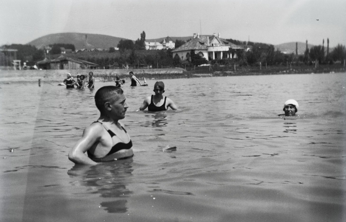 Balatonfüred fürdőzők 1933-ban