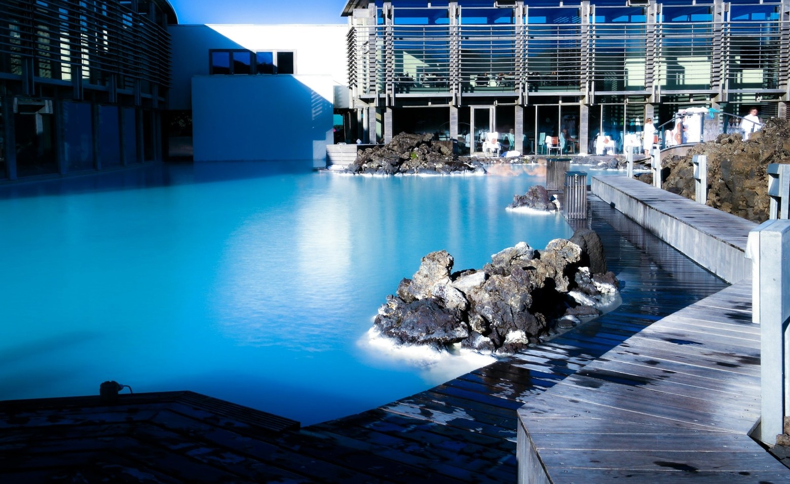 a Kék Lagúna termálfürdő egyik medencéje