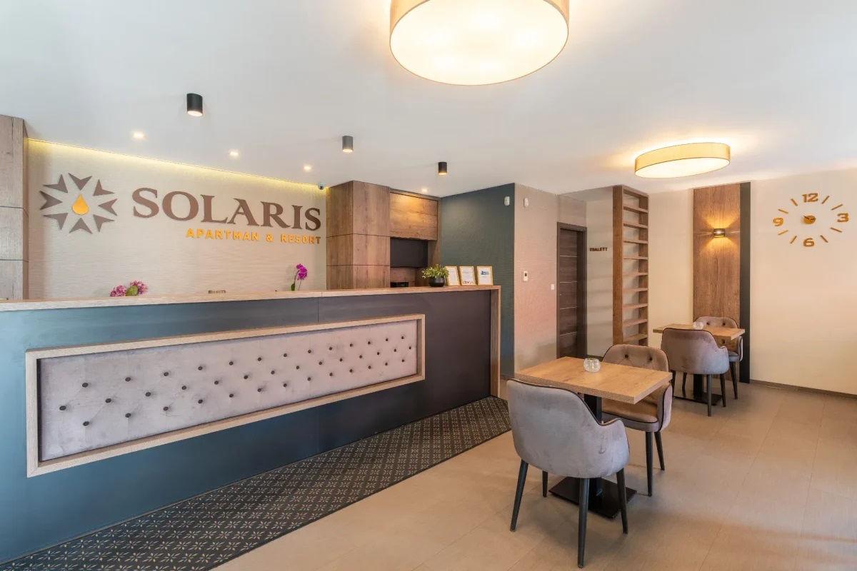 Solaris Apartman Cserkeszőlő recepció