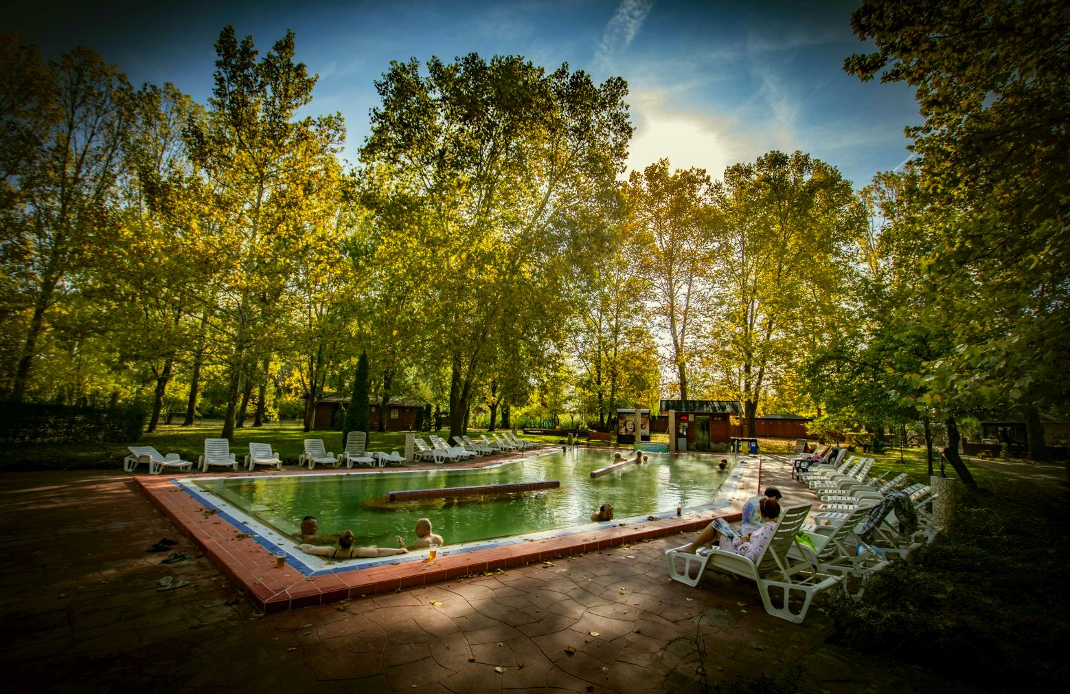 gyógyvizes medence a ráckevei Aqua Land Termálfürdőben