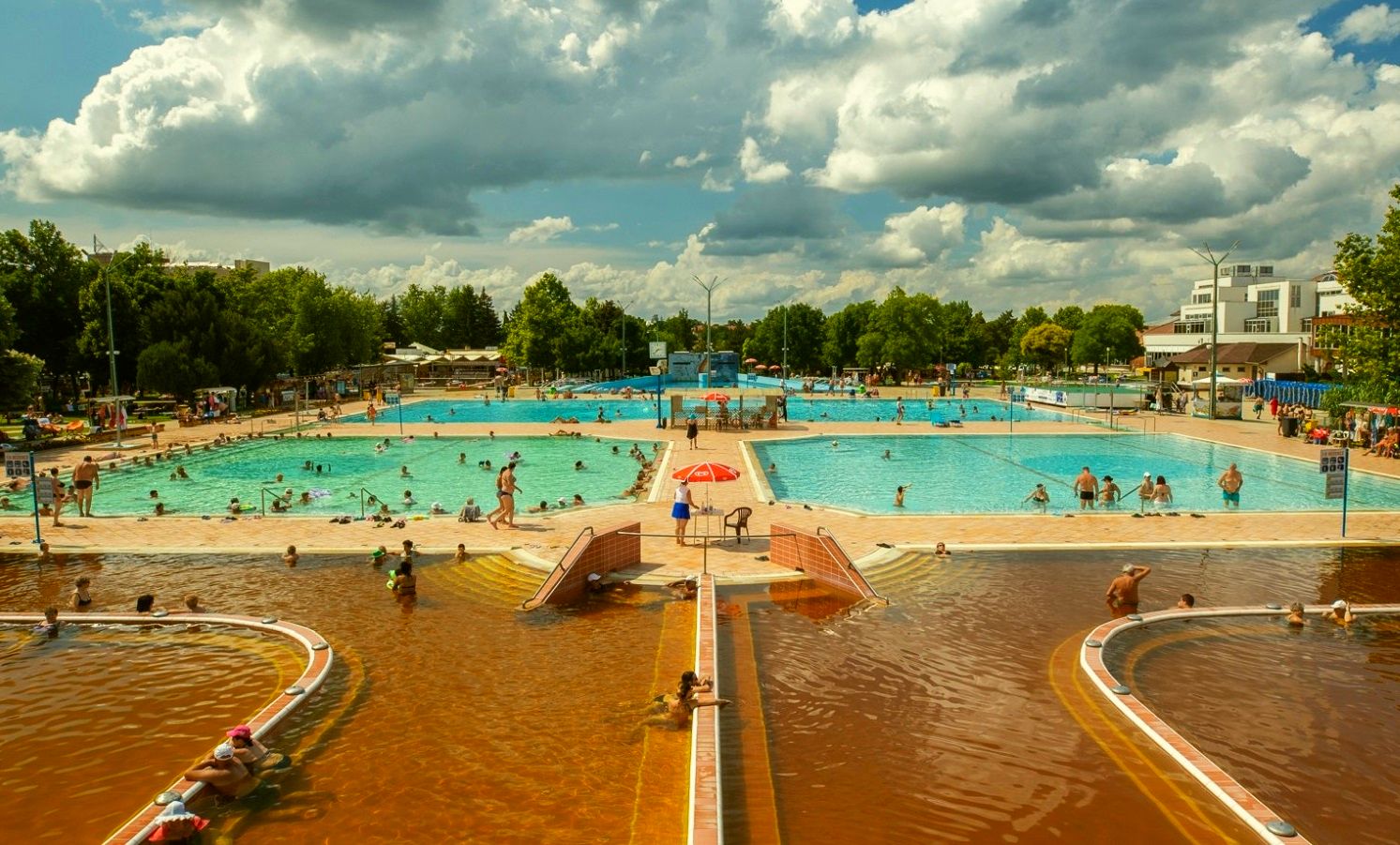 a hajdúszoboszlói Hungarospa strandfürdője