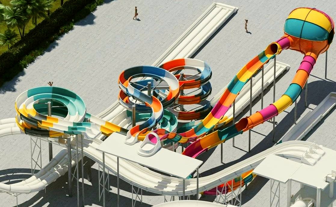 Sárvár új csúszdapark látványterv