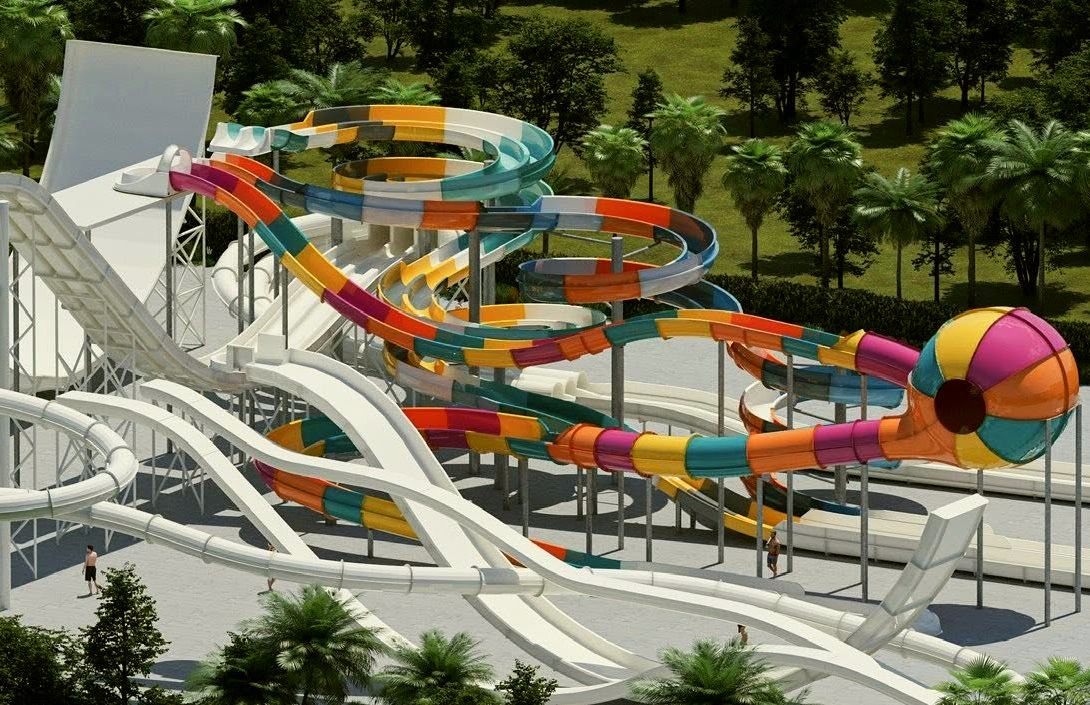 Sárvár új csúszdapark látványterv