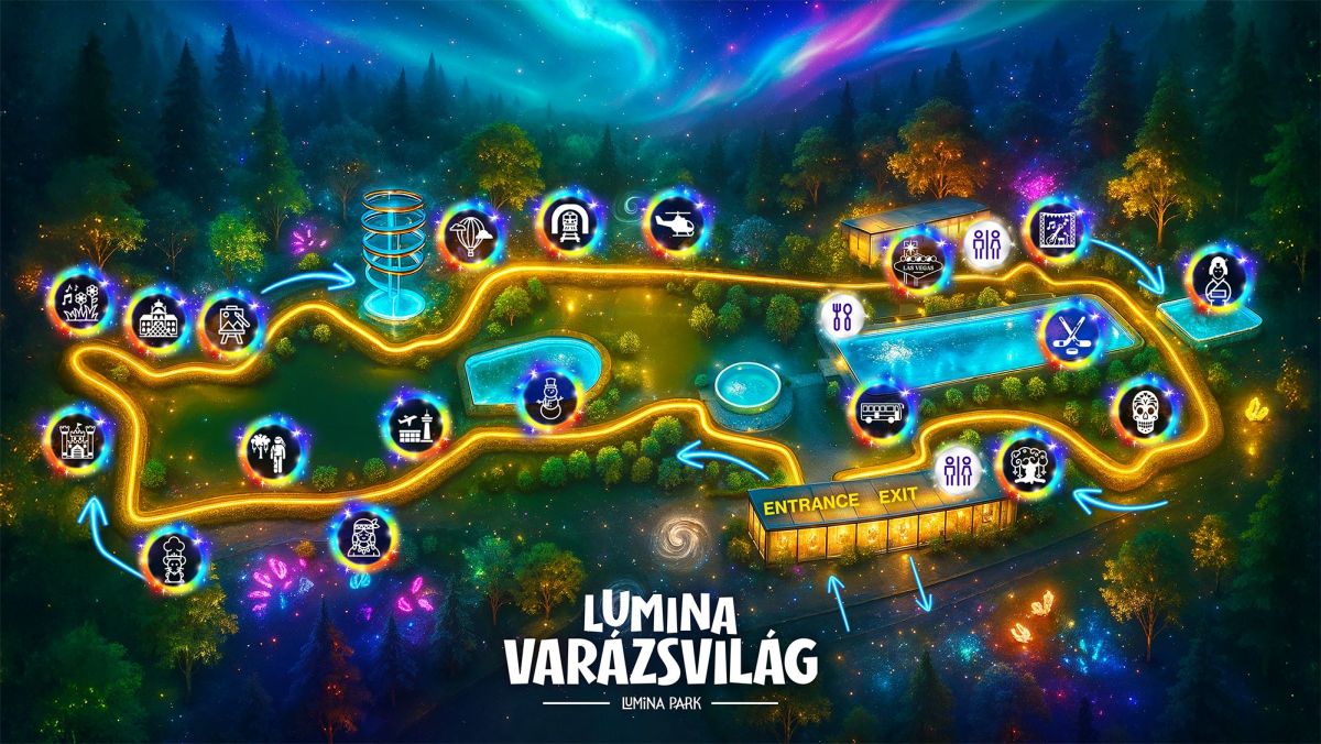 Lumina Park Budapest térkép Palatinus