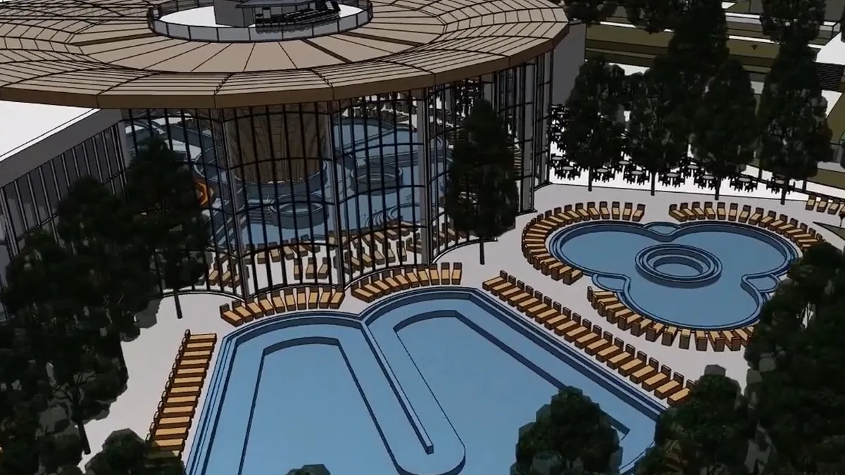 kiskunhalasi Csipke Gyógyfürdő látványterv